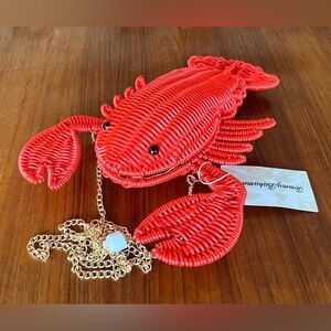 NWT Viral TikTok Tommy Bahama Red Lobster-Shaped Woven Bag (like Wicker)